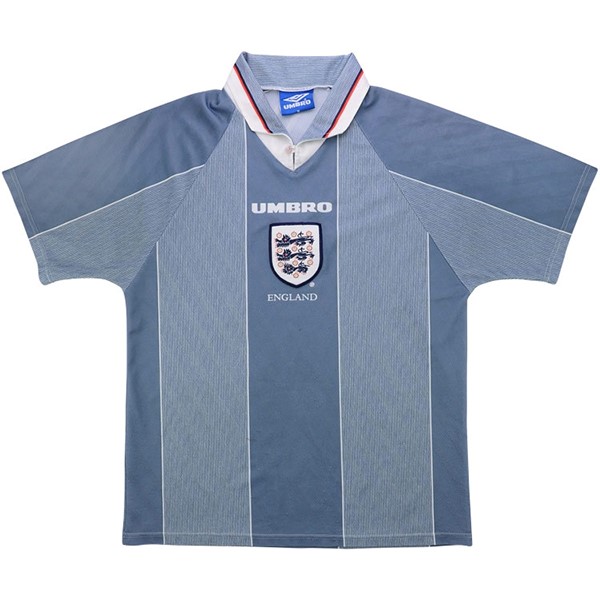 Tailandia Camiseta Inglaterra Replica Segunda Ropa Retro 1996 Azul